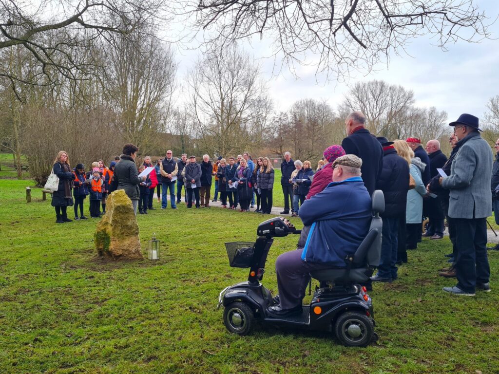 Attendees at Buckingham's Holocaust Memorial Day 2023