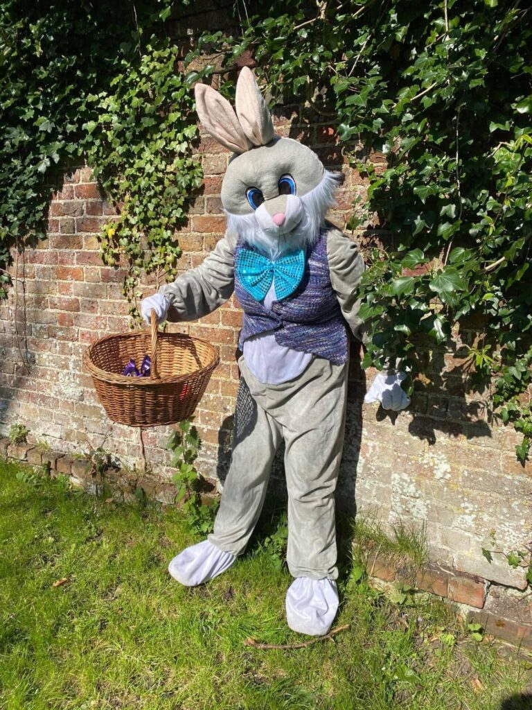 Easter bunny mascot