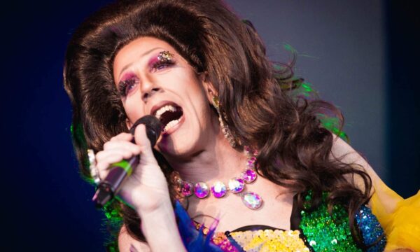 Drag artist Sandy Flaps